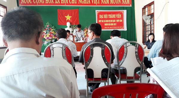Đại hội thường niên Hợp tác xã Dịch vụ Du lịch – Thủy sản Nhơn Hải