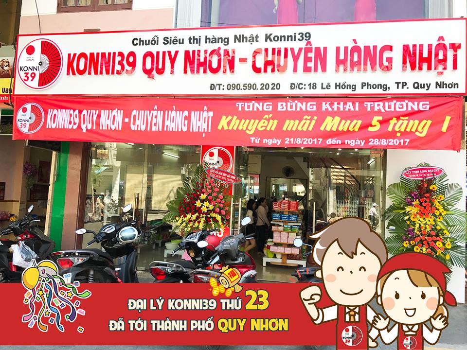 Cửa hàng thứ 23 của Konni39 có mặt tại Quy Nhơn - Ảnh: Konni39
