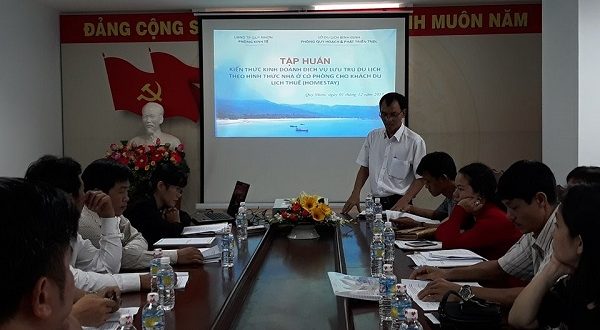 Thành phố Quy Nhơn tổ chức tập huấn kiến thức kinh doanh dịch vụ lưu trú du lịch theo hình thức nhà ở có phòng cho khách du lịch thuê (homestay)