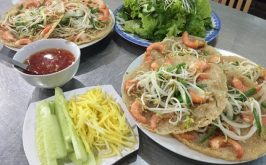 Top 5 Địa chỉ thưởng thức bánh xèo tôm nhảy ngon nhất tại Bình Định
