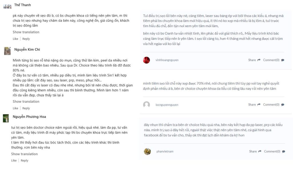 feedback tri seo dien dan hoi dap dr choice