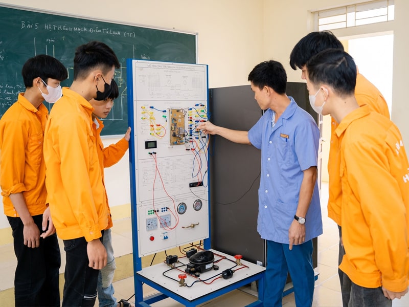 Top 8 Trường Dạy Nghề Điện Công Nghiệp Tốt Nhất Ở Nghệ An 15 thuc hanh nghe dien cong nghiep bac nghe an